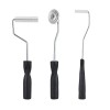 Lanpn Fiberglass Roller Tools Kit 3pcs Fiberglass Resin Laminating Bubble