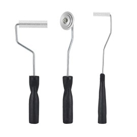 Lanpn Fiberglass Roller Tools Kit 3pcs Fiberglass Resin Laminating Bubble Roller Se...