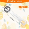 Ouligay 3Pcs 5ml Teaspoon Measuring Spoons Stainless Steel Teaspoon Measure