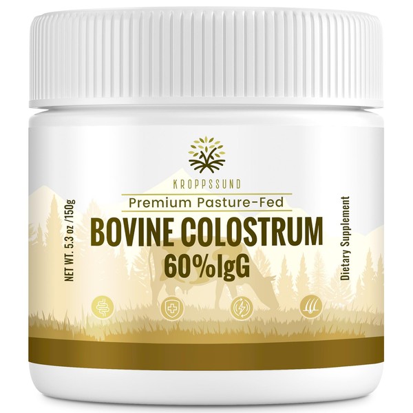 Kroppssund Bovine Colostrum Powder Supplement 3000 mg - Extra High