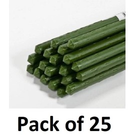 Panacea (25) Panacea  84186 6 ft / 72" HD Green Coated Metal Plant Sturdy Sturdy Stakes