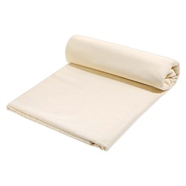 Medium Weight 63 inch x 10 Yards Muslin Cloth 100% Cotton Fabric by The Yard Natural Unbleached Cotton Muslin Fabric by The Bolt Material for Sewing Material Apparel Cloth