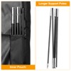Kipiea Patio Umbrella Cover for 13'-15' Double-Sided Umbrella, Upgraded 600D