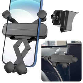 LUNQIN Car Phone Holder Mount for 2020 2021 2022 2023 2024 Toyota Highlander Auto Accessories Interior Decoration Mobile Cell Smartphone Bracket
