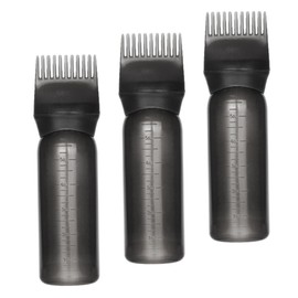 NOLITOY 3 pcs Hair cuticle comb shampoo bottle root applicator bottle for hair oil pp Hair oil tool hair oil hair care dye cream Nursing bottle applicator shampoo bottle