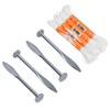AB Tools Four Footprint Line Pins & Four Braided Nylon