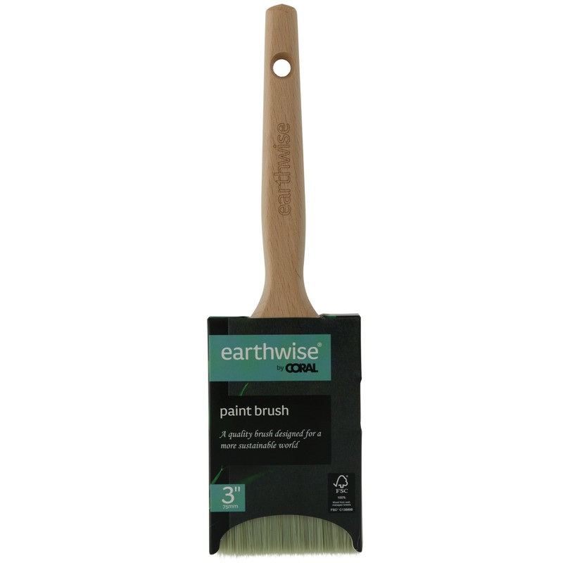 Coral 31855 Earthwise 3 inch Paint Brush with Eco-Friendly FSC