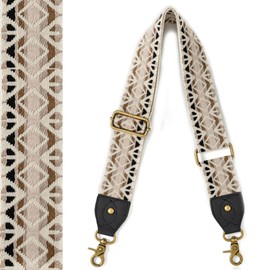 PAXMATE Purse Strap Replacement Crossbody Wide Shoulder Strap for Bags Purse Guitar Straps Bag Handbag Strap Adjustable-#65,Leather