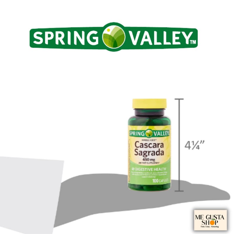 Spring Valley Cascara Sagrada Digestive Health Dietary Supplement 450 mg,