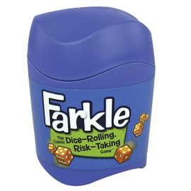 Farkle Classic Dice Game – Kids, Family Games, Travel Game, Adult Games, Board Game, Dice Cup, Summer Toys, Dice Set, , Ages 8+