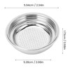 3pcs Stainless Steel Coffee Filter 51mm Pressurized Filter Basket Reusable