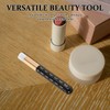 Yardwe Cepillo de pestañas negro, 10 herramientas para limpieza facial