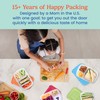 Bentgo Easyboxes - Original Stackable Lunch Boxes - Reusable 3-Compartment
