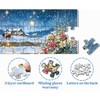 Winter Country Puzzles for Adults 1000 Pieces, Snowy Cowboy Boots