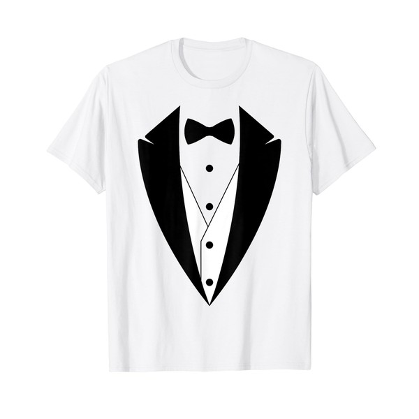 Tuxedo Suit Dracula Vampire Costume Cosplay Halloween Party T-Shirt