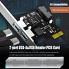 GLOTRENDS U3055N 2-Port USB 3.0 Type-A and USB Header 5Gbps