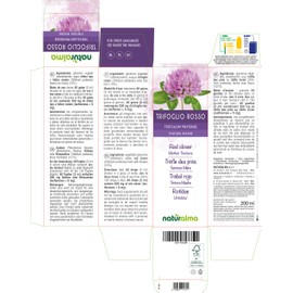 Red Clover or Meadow Clover (Trifolium Pratense) Herb with Flowers Alcohol-Free Mother Tincture Naturalma Liquid Extract Drops 200 ml Dietary Supplement Vegan