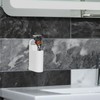 Linkidea 2 Pack Shower Razor Holder, Plastic Wall Mount Compatible
