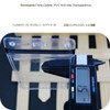 Sormasha Porta Gafete o Credencial, PVC Alta Transparencia Calibre S30