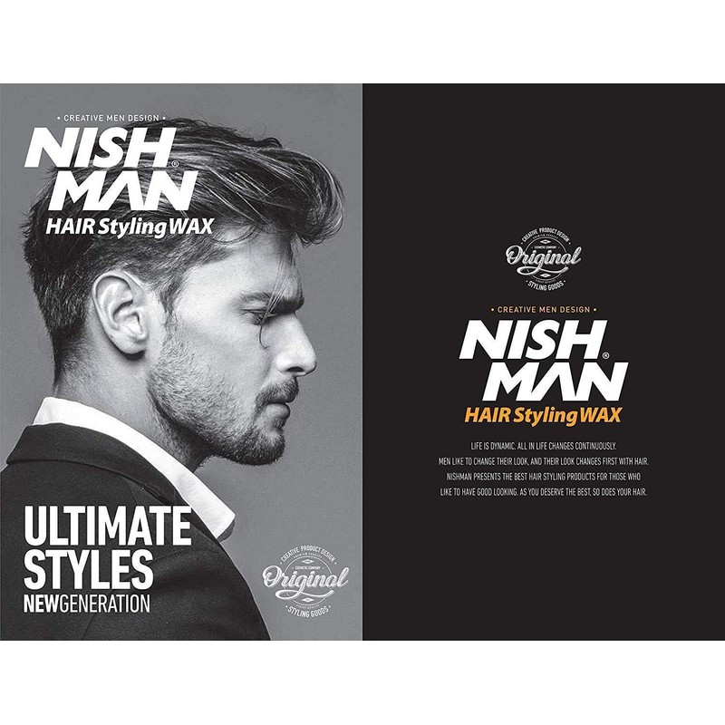 Nishman Serie Hair Styling (03 Flaming AQUA WAX, 150 ml)