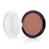 Palladio Matte Blush, se aplica suavemente sobre las mejillas, apariencia