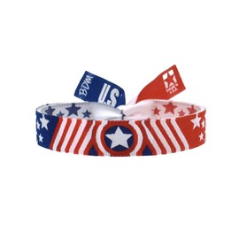 BDM USA Bracelet, United States Bracelet, USA, Independence Day Flag, American Bracelet, Patriotic Party for Women and Men, Adjustable.