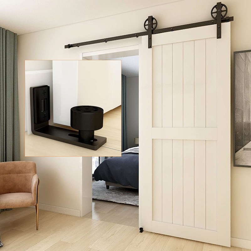 Wolfbird Adjustable Floor Guide Wall/Door Bottom Sliding Door Floor Guide