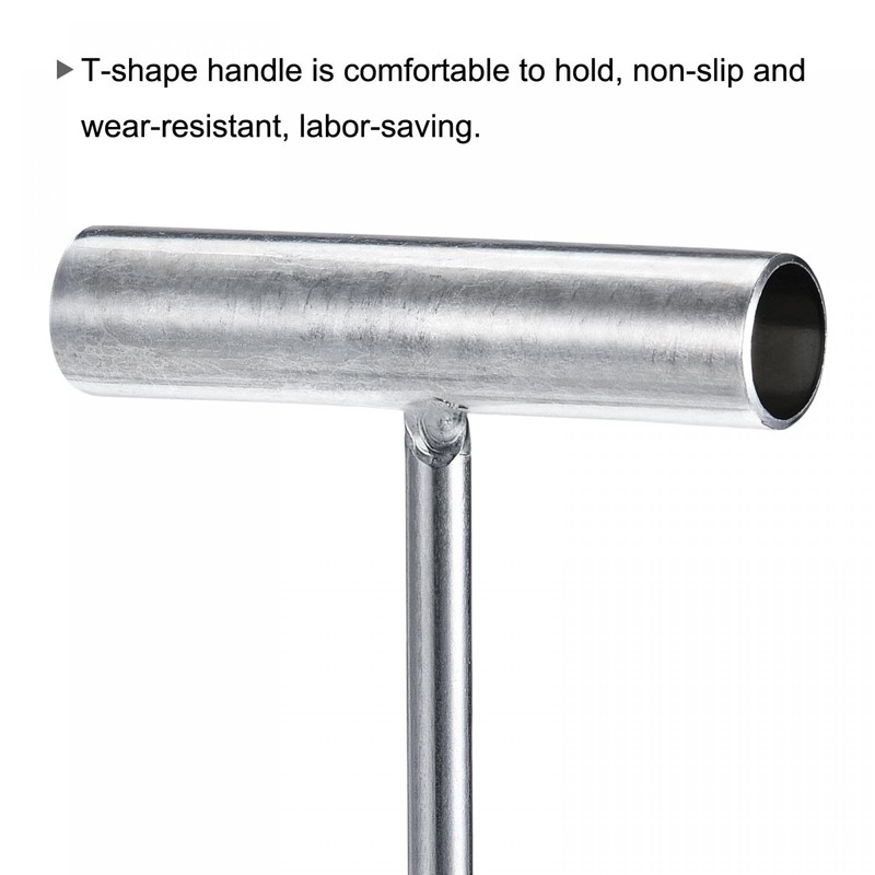 uxcell 23inch T-Handle Meat Boning Hook, Galvanized T Hooks for