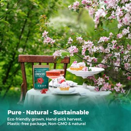 Lavitali, Hibiscus Tea Bags | 60 bags, 100% Pure Herbal Tea | Caffeine-Free, Antioxidant-Rich, Eco-Friendly Filter Bags | Daily Natural Botanical, Hot or Iced Floral Infusion