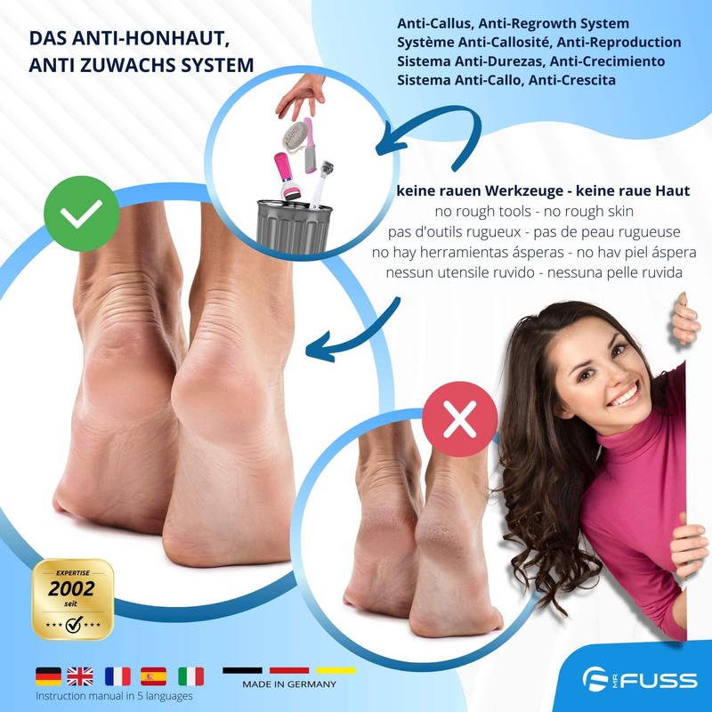 Mr. Fuss® Edition Excell Starter Kit 7-Piece Callus Remover System
