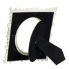Glitzhome Picture Frame Set of 2, 4x6 Black Honeycomb Resin
