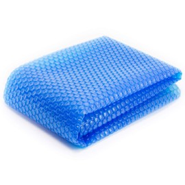 Spa Depot Thermo-Float 16-mil 8ft x 8ft Hot Tub Bubble Cover Floating Spa Blanket - trimmable Heavy-Duty Insulating Solar Heating