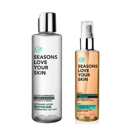 Seasons Love Your Skin Loción Ácido Salicílico + Tónico Agua de Hamamelis Ideal para pieles Grasas