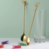 Long Handle Iced Tea Spoons Set of 6, Comicfs 7.6"