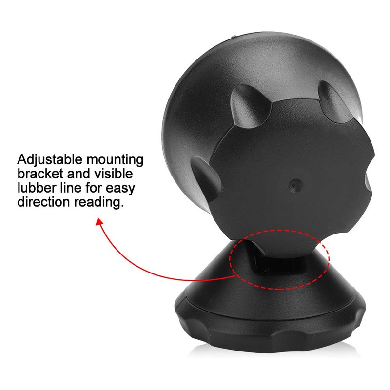 Ausla Boat Compass Portable Adjustable Navigation Bullet Compass with High