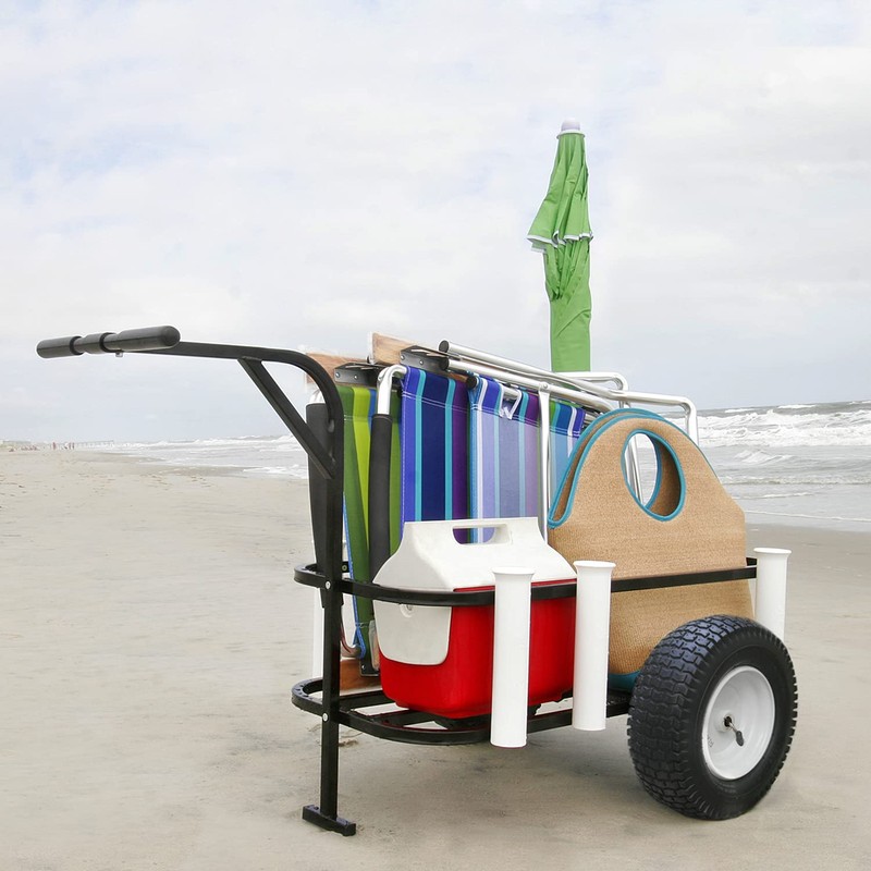 Sea Striker Deluxe Surf, Pier and Beach Cart – Outdoor