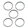 5 Pieces/Pack Timing Belt, GT2-6 mm Rubber Black Synchronous Closed
