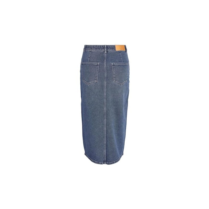 Noisy may Women's Skirt, Medium blue (medium blue denim)