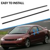 2PCS Door Belt Moldings Window Belt Weatherstrip Left and Right