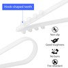 Pack of 100 plug-in loop dowels cable clamp U-shaped nylon