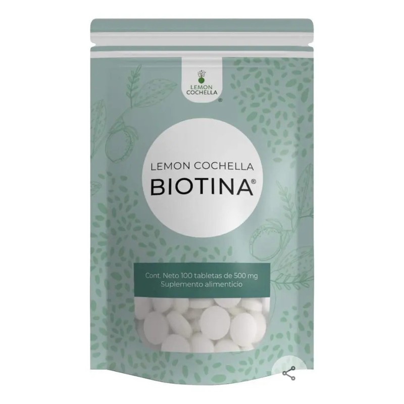 Biotina Lemon Cochella. 2 Bolsas -100 Tabletas