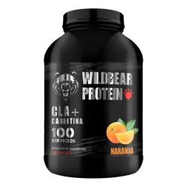 Suplemento CLA y Carnitina en Polvo Wild Beard con Sabor Naranja, 1 kg                                                                                