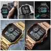 Men Digital Watch Stopwatch Countdown Alarm Luminous Watch