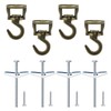 INCREWAY Swivel Swag Hooks, 4 Set Heavy Duty Swivel Ceiling