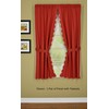 Today's Curtain Orleans 84" Panel Pair with Tiebacks Tambour Scallop