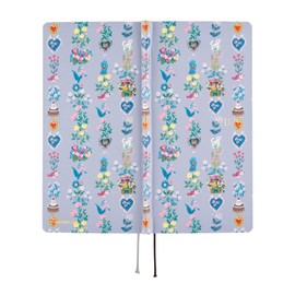 Almost Daily Notebook, 2025 Weeks, Yumi Kitagishi/Nice Wallpaper, Beginning in January, Weekly Notebook, Weekly Left, Slim Vertical