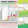 ayakol Chicken Feeder Port ProMAX,1.6×Taller Anti-Snag Opening,Clear View Cover,Real No