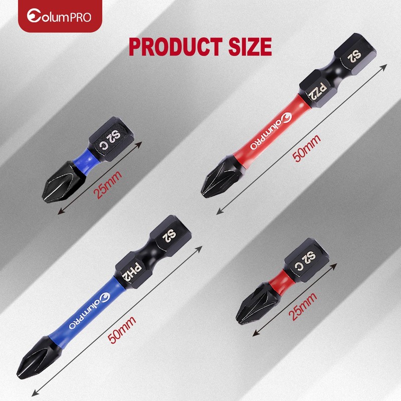 ColumPRO 9PCS Countersink Bits Set, Countersink Drill Bit Set for