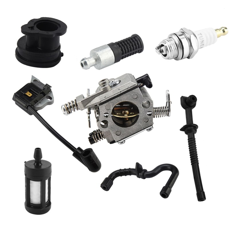 SOULONG Carburetor Ignition Coil Set, Sturdy Replacement for Chainsaw, Easy