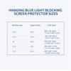 Laptop Screen Protector Hanging Blue Light Blocking Anti-UV High-transmittance Film